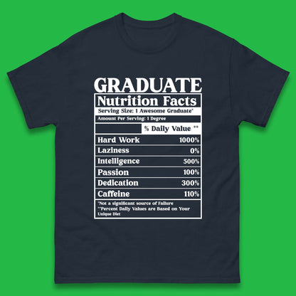 Graduate Nutrition Facts Mens T-Shirt