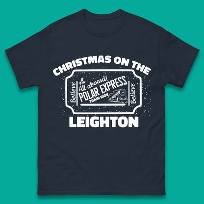 Polar Express Christmas Train Mens T-Shirt