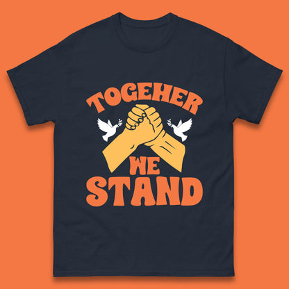 Together We Stand Handshake All Lives Matter Equality Social Justice Mens Tee Top