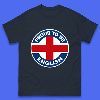 Proud To Be English Flag of England Union Jack, British flag, UK flag Proud English Pride Mens Tee Top