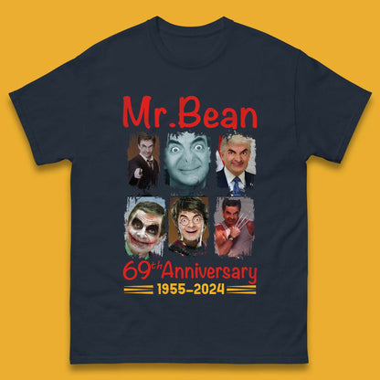 Mr. Bean 69th Anniversary Mens T-Shirt