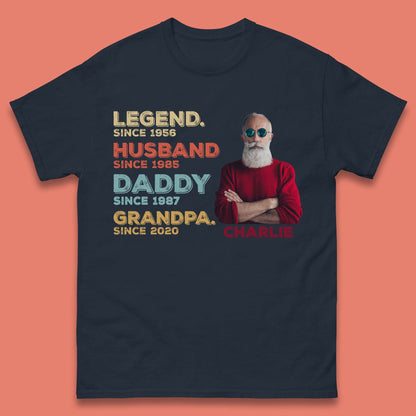 Personalised Legend Husband Daddy Grandpa Mens T-Shirt