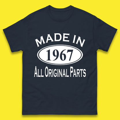Made In 1967 All Original Parts Vintage Retro 56th Birthday Funny 56 Years Old Birthday Gift Mens Tee Top