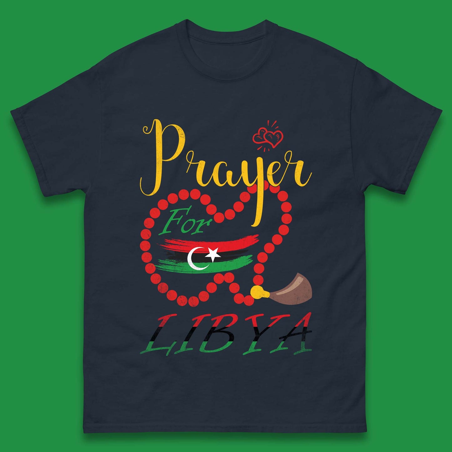 Prayer For Libya Help Libya Flood Solidarity Stand With Libya Mens Tee Top
