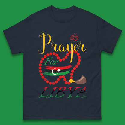 Prayer For Libya Help Libya Flood Solidarity Stand With Libya Mens Tee Top