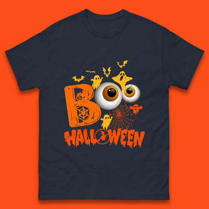 Halloween Spooky Boo Eye Balls Funny Halloween Boo Ghost Spooky Season Mens Tee Top