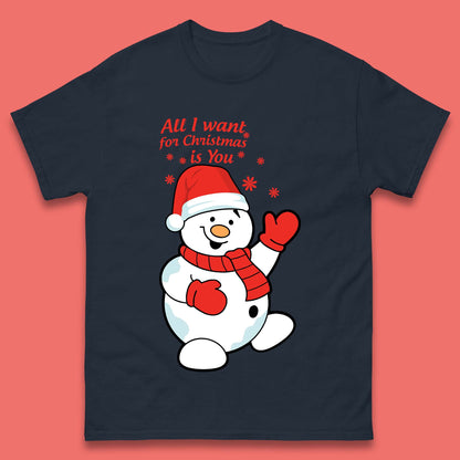 Snowman Christmas Mens T-Shirt