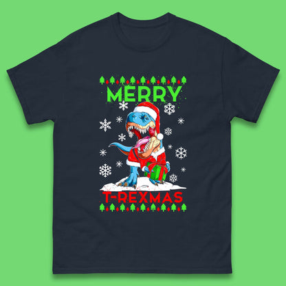 merry t rexmas christmas dinosaur t shirt