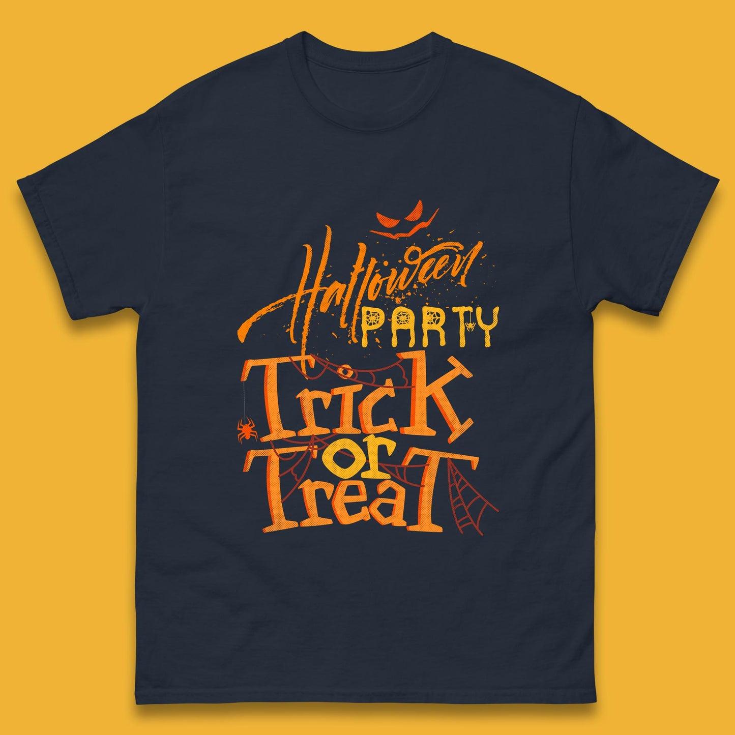 Happy Halloween Trick Or Treat Horror Scary Spooky Vibes Mens Tee Top