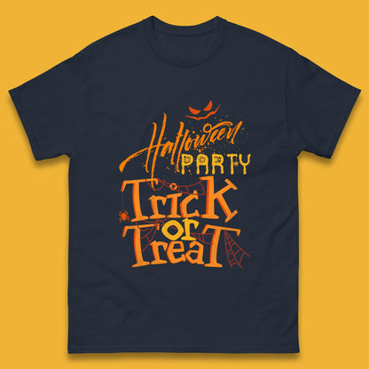 Happy Halloween Trick Or Treat Horror Scary Spooky Vibes Mens Tee Top