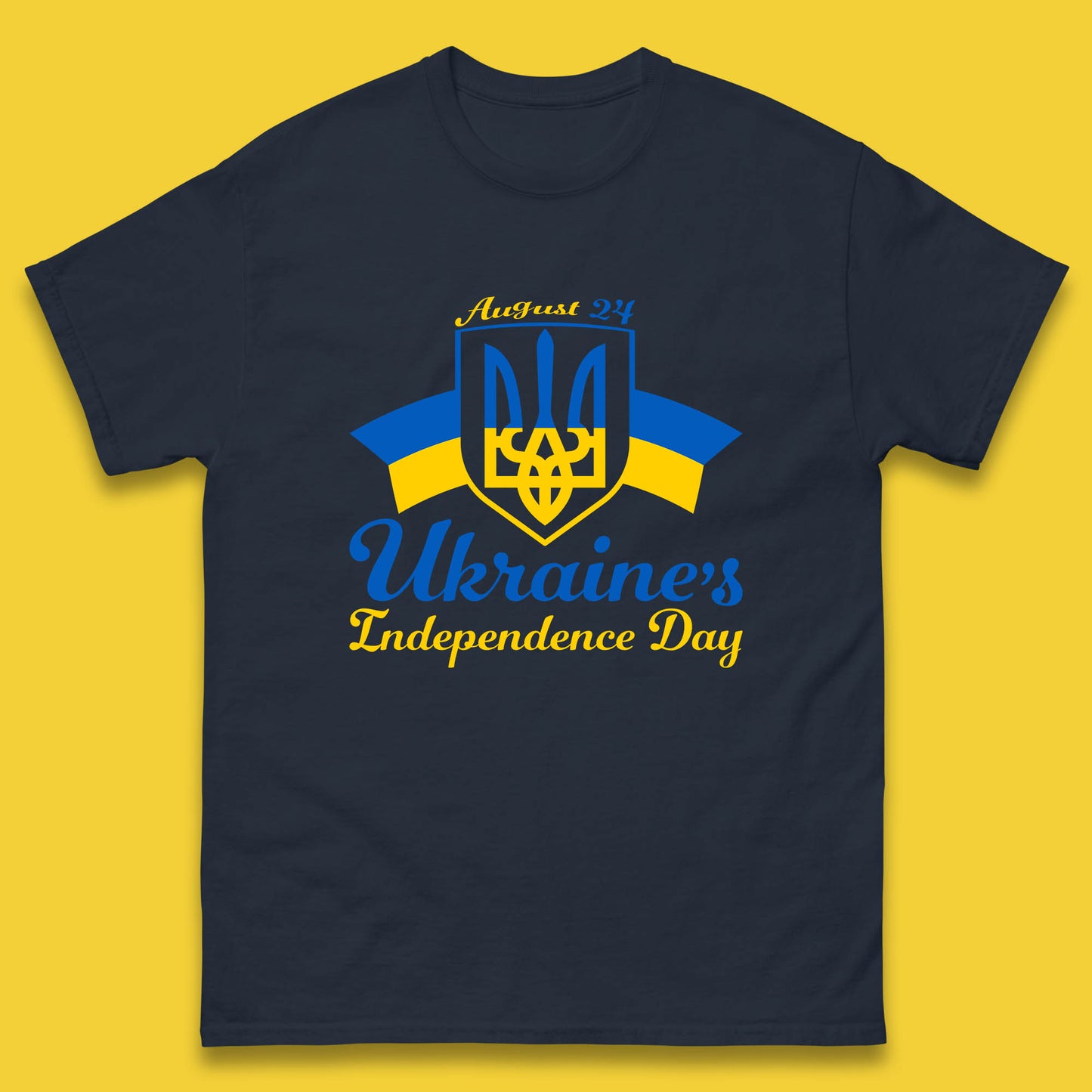 Ukraine's 24 August Ukraine Independence Day Proud Ukrainian Mens Tee Top