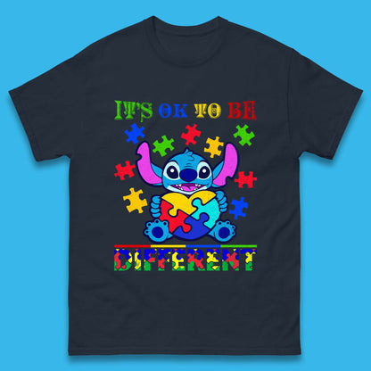 Disney Stitch Autism Mens T-Shirt