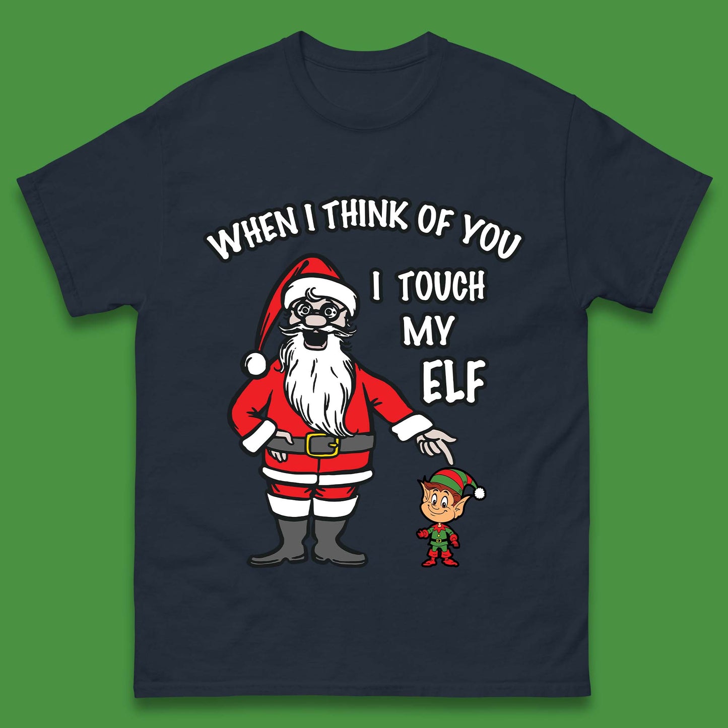 Cheeky Rude Funny Christmas Mens T-Shirt