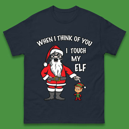 Cheeky Rude Funny Christmas Mens T-Shirt