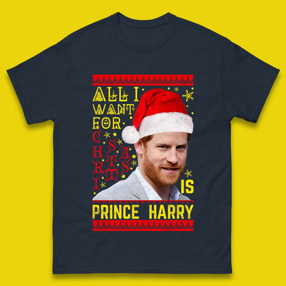 Prince Harry Christmas Mens T-Shirt