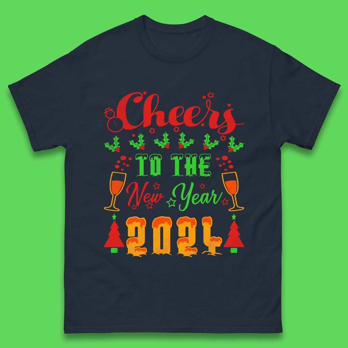 Cheers To The New Year 2024 Mens T-Shirt