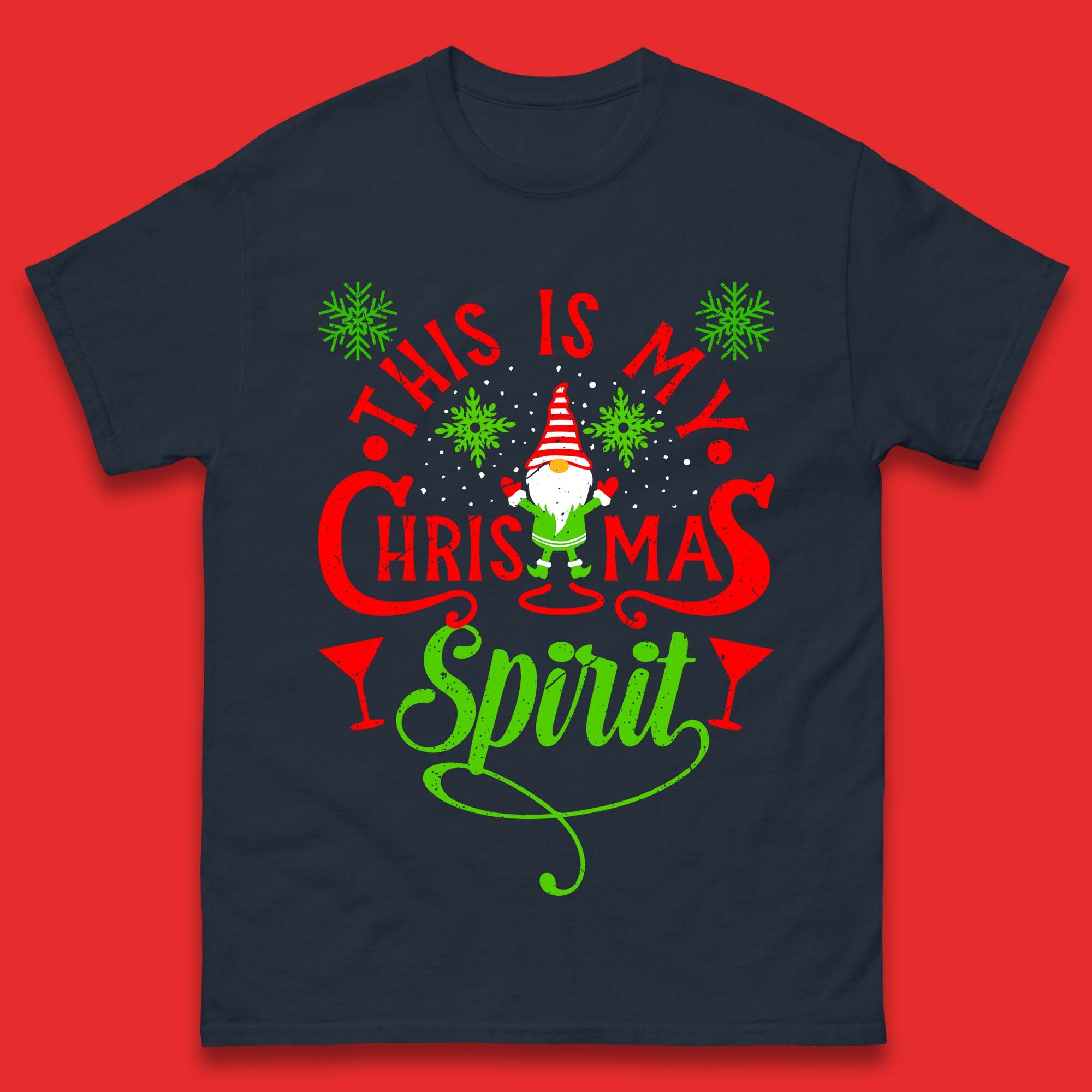 Christmas Spirit Mens T-Shirt