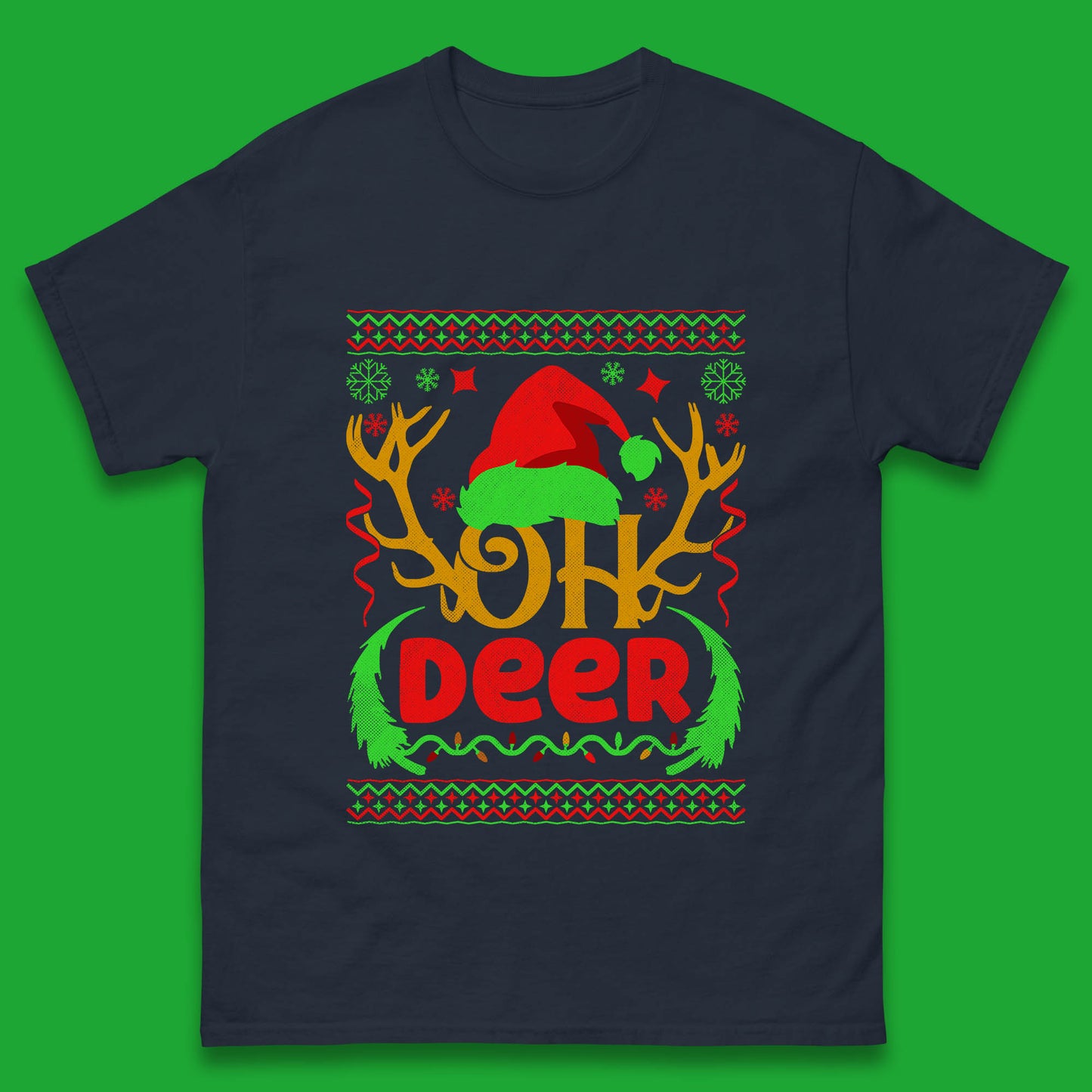 deer antlers christmas t shirt