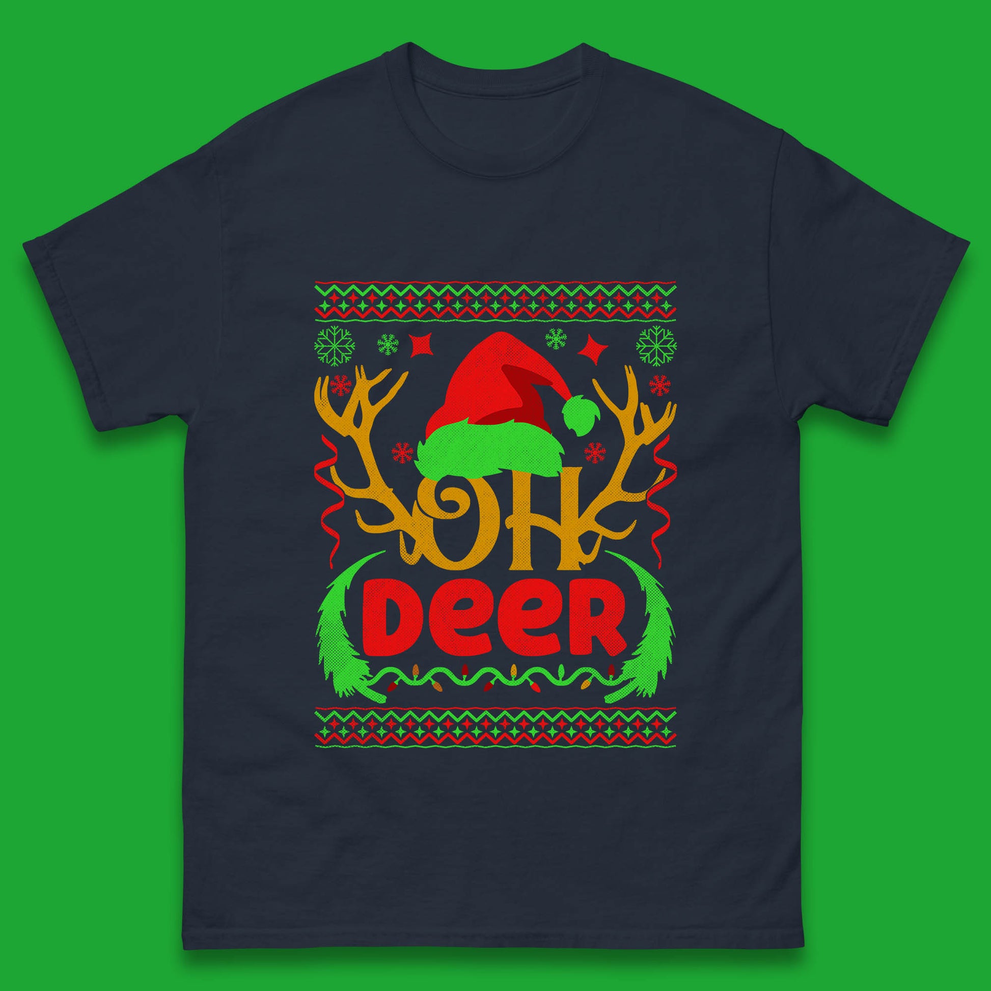 deer antlers christmas t shirt