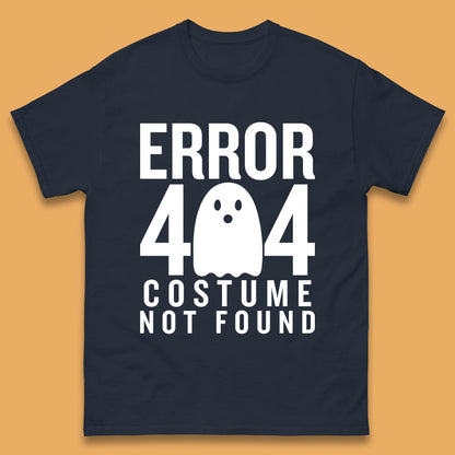 Error 404 Costume Not Found Halloween This Is My Halloween Costume Error 404 Mens Tee Top