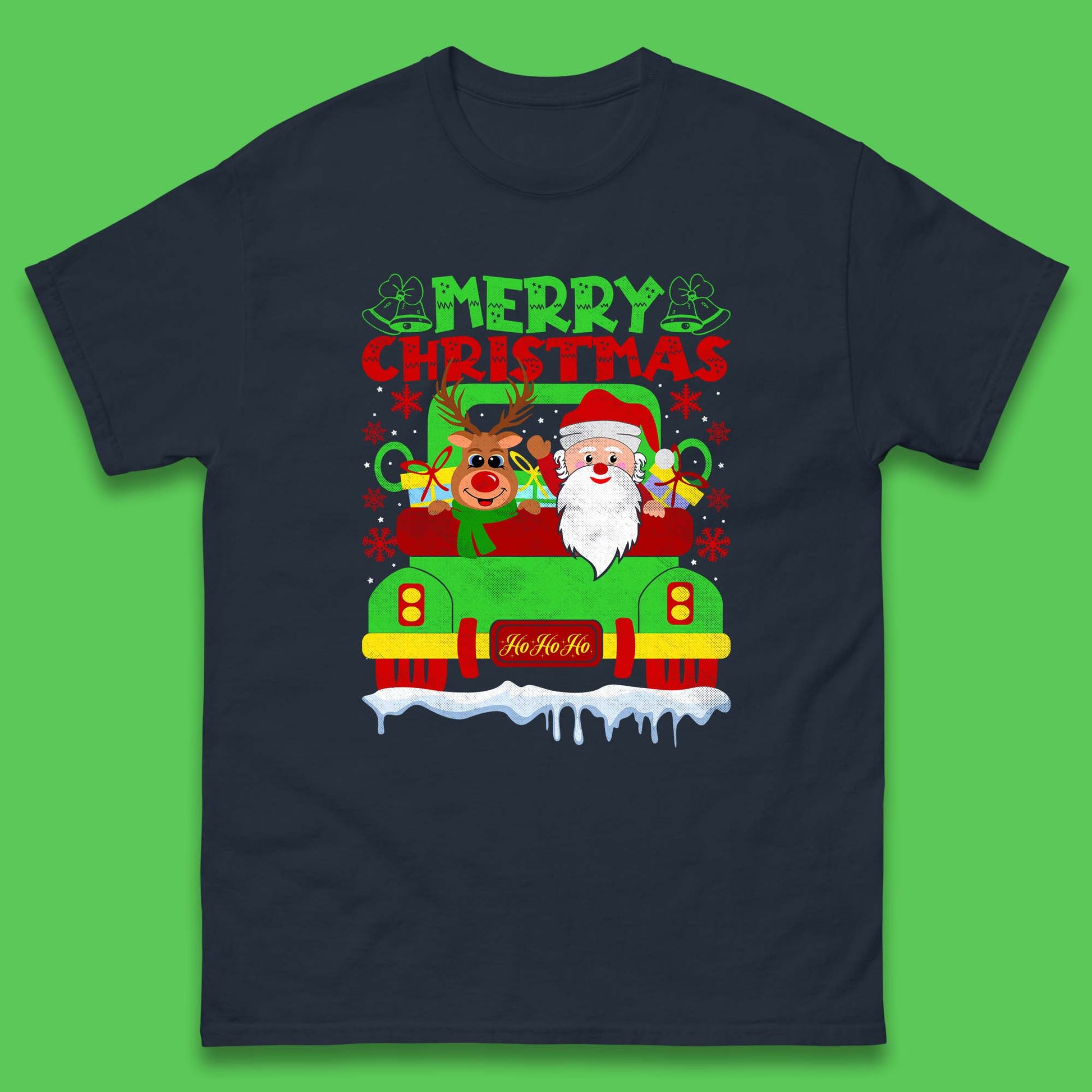 merry christmas truck t shirt
