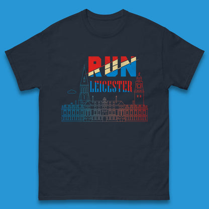 Run Leicester Festival - Souvenir Race Leicester Running Mens Tee Top