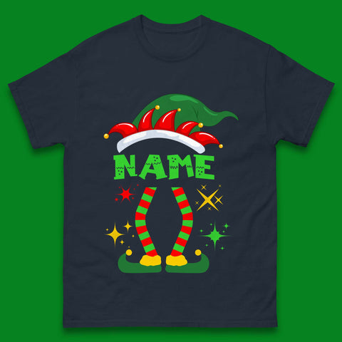 Personalised Elf Christmas Mens T-Shirt