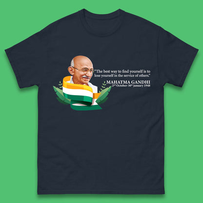 Mahatma Gandhi Quotes Mens T-Shirt