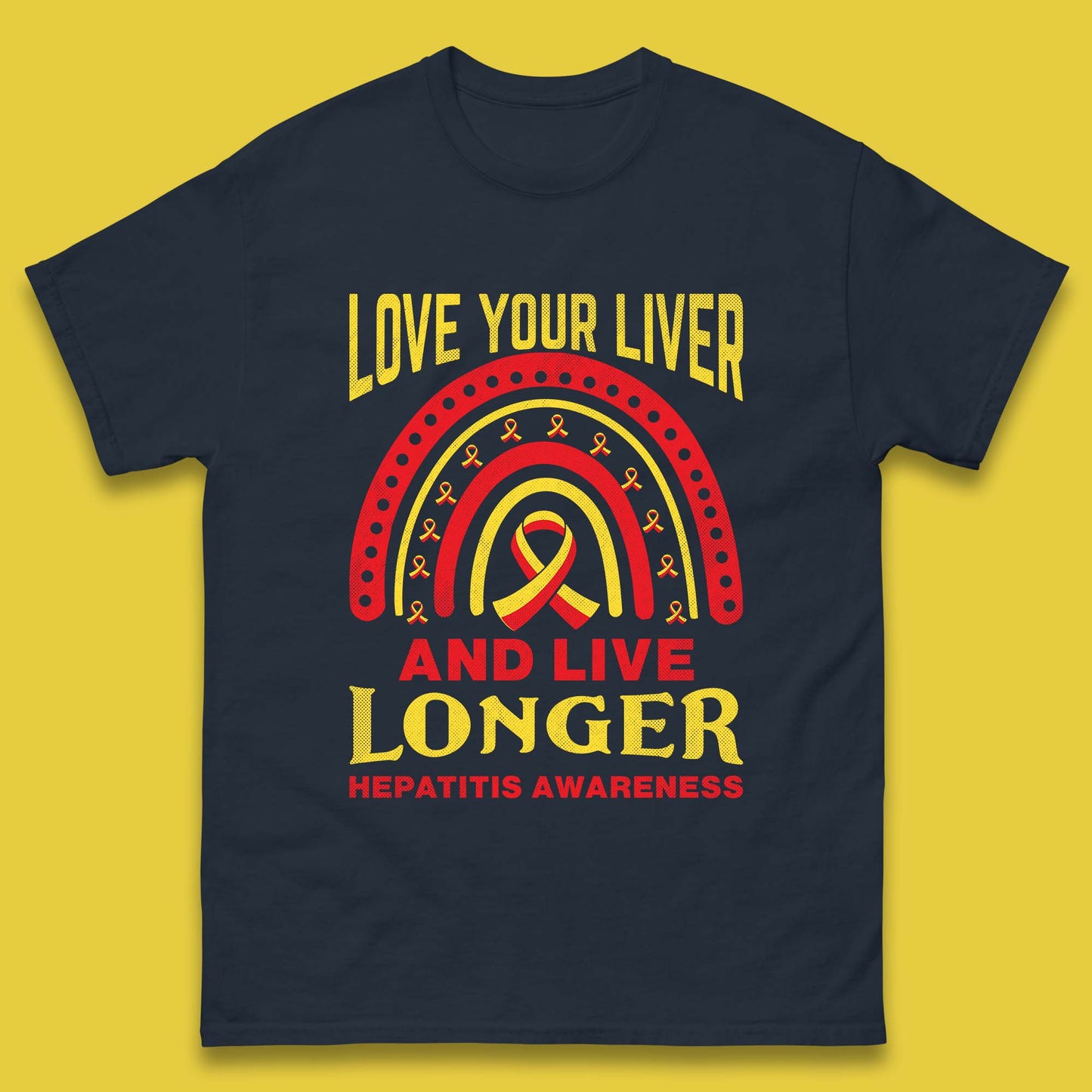 Hepatitis Awareness Mens T-Shirt