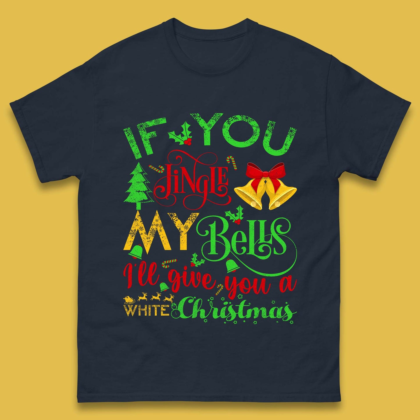 jingle bells funny t shirt