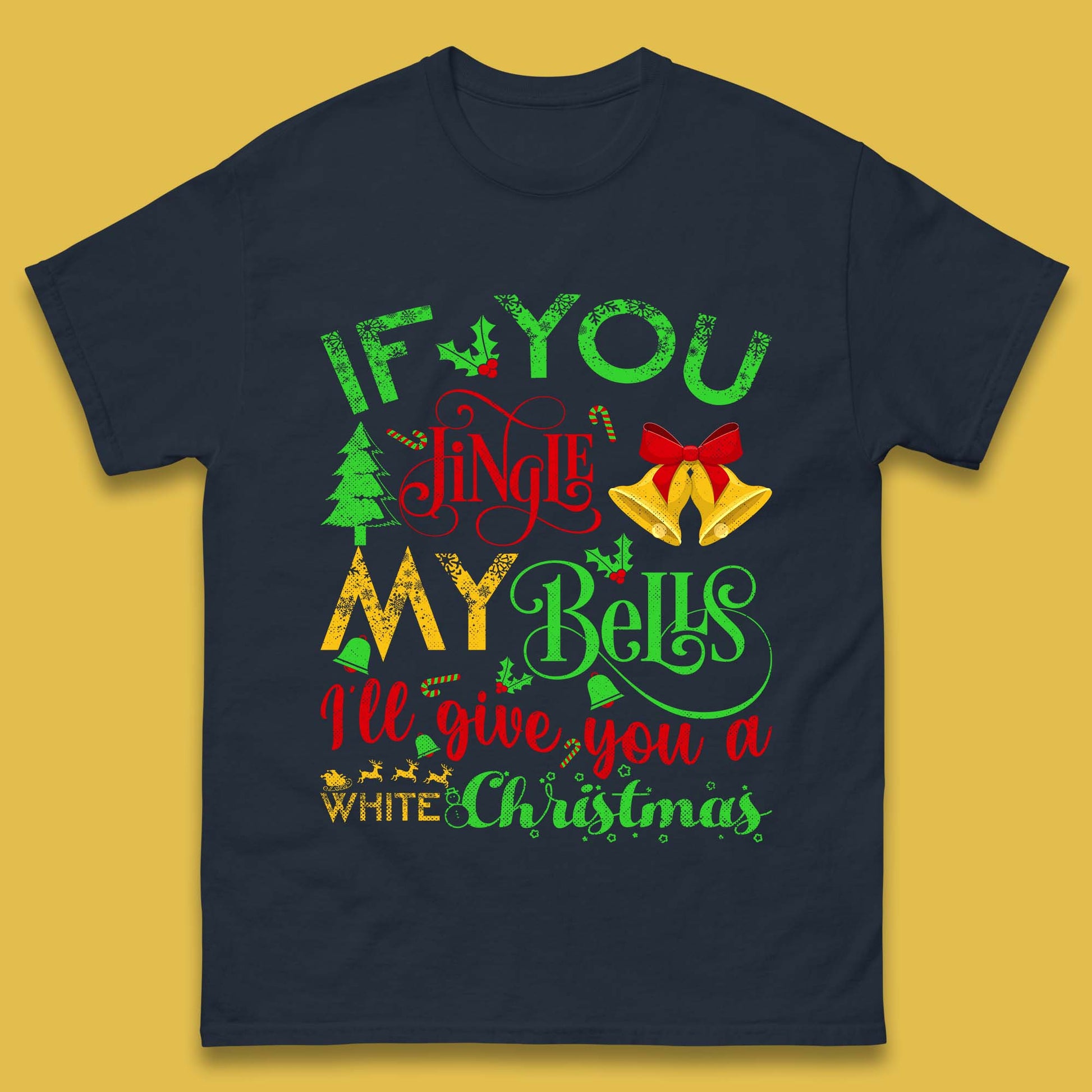 jingle bells funny t shirt