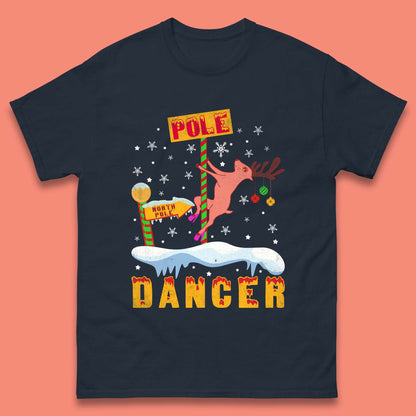 North Pole Dancer Christmas Mens T-Shirt