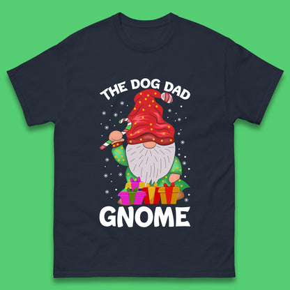 the dog dad gnome christmas t shirt