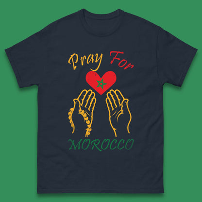 Pray For Morocco Stay Strong Morocco Earthquake Support Mens Tee Top