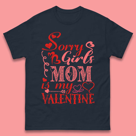 Mom Is My Valentine Mens T-Shirt