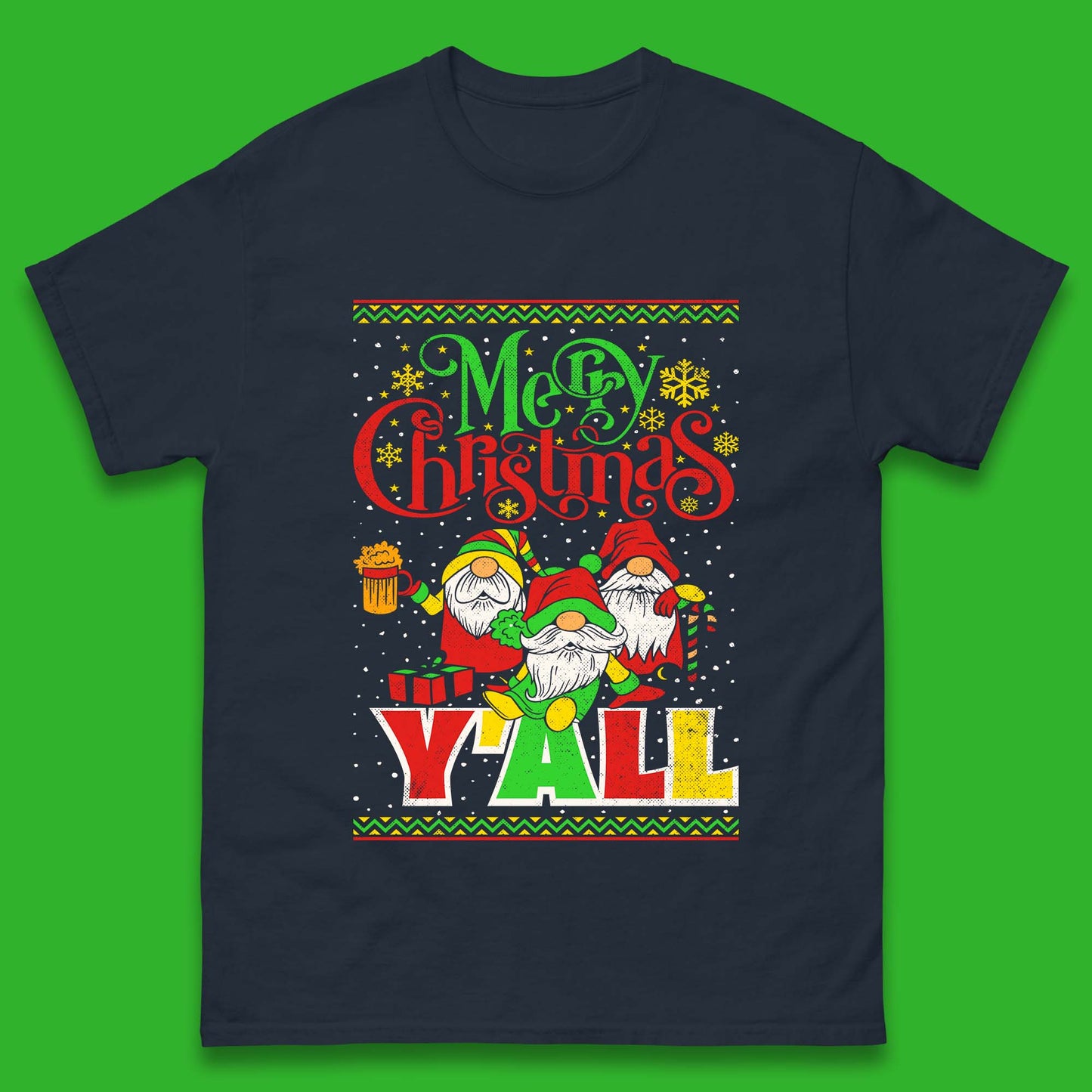 gnome christmas t shirt