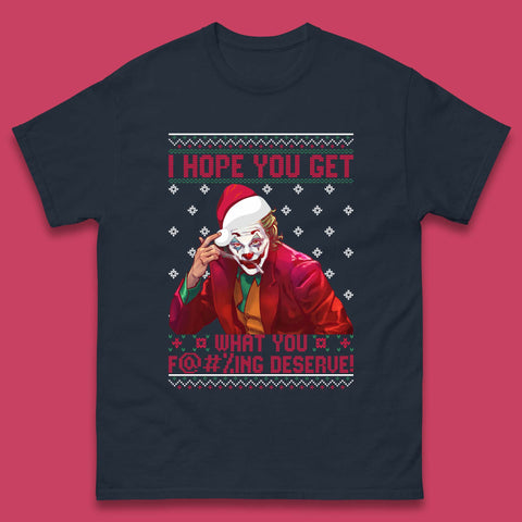 Joker Christmas Mens T-Shirt