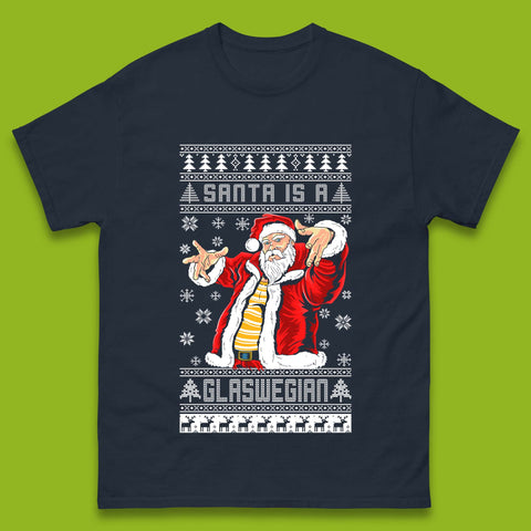 Santa Is A Glaswegian Christmas Mens T-Shirt