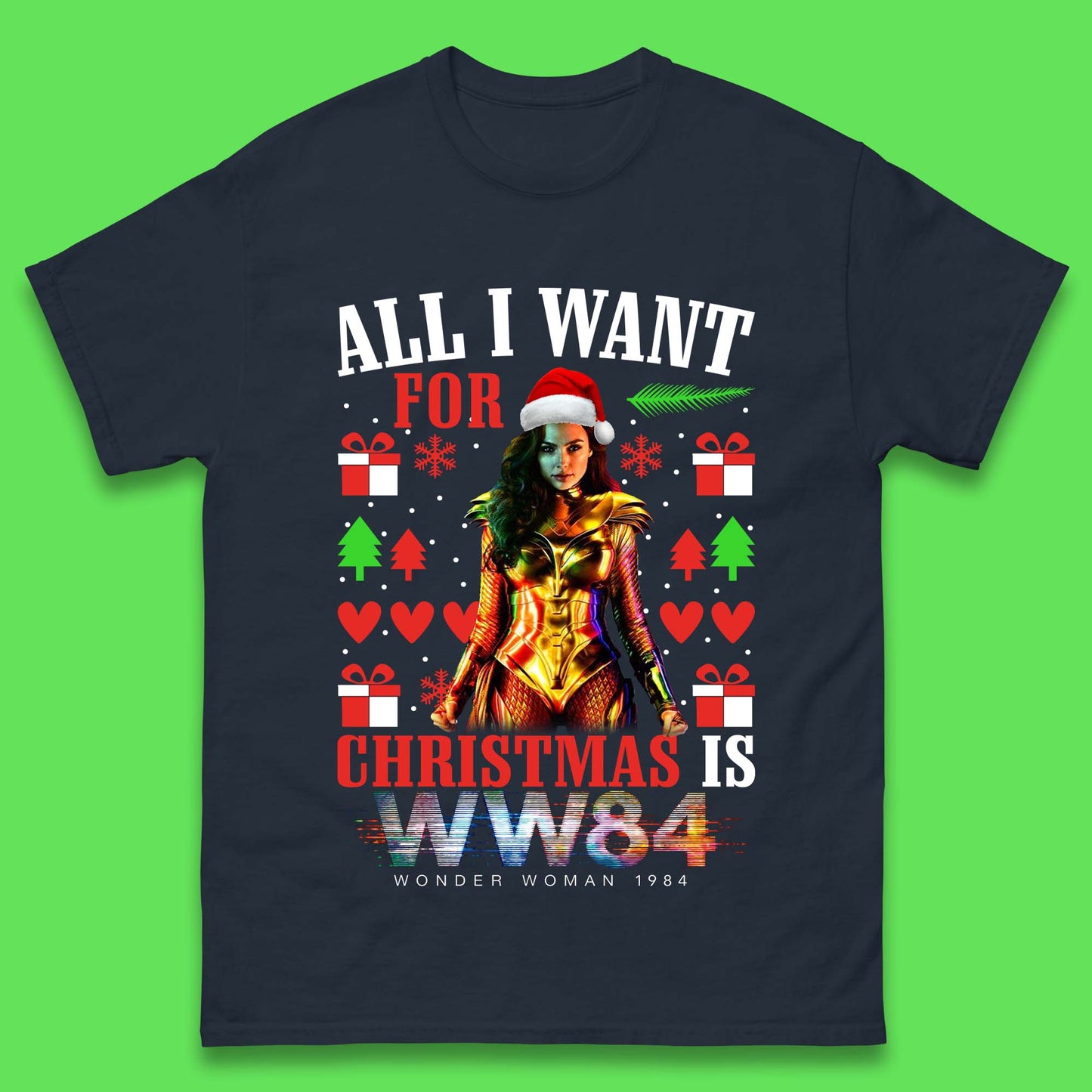 Wonder Woman 1984 Christmas Mens T-Shirt