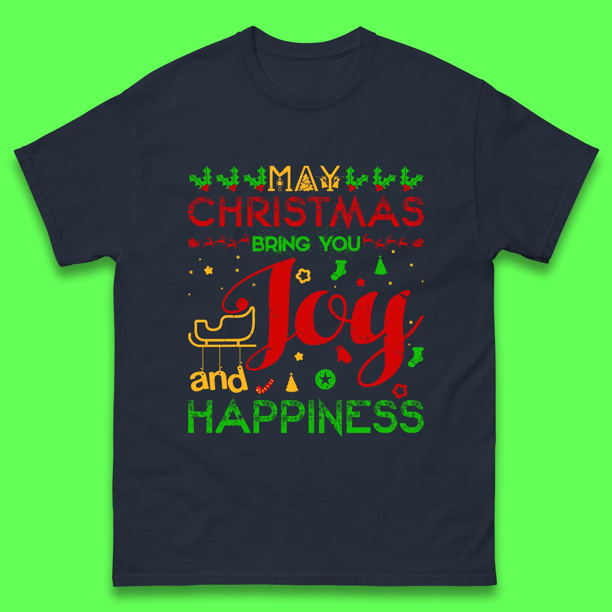 may christmas bring you joy and happiness tee
