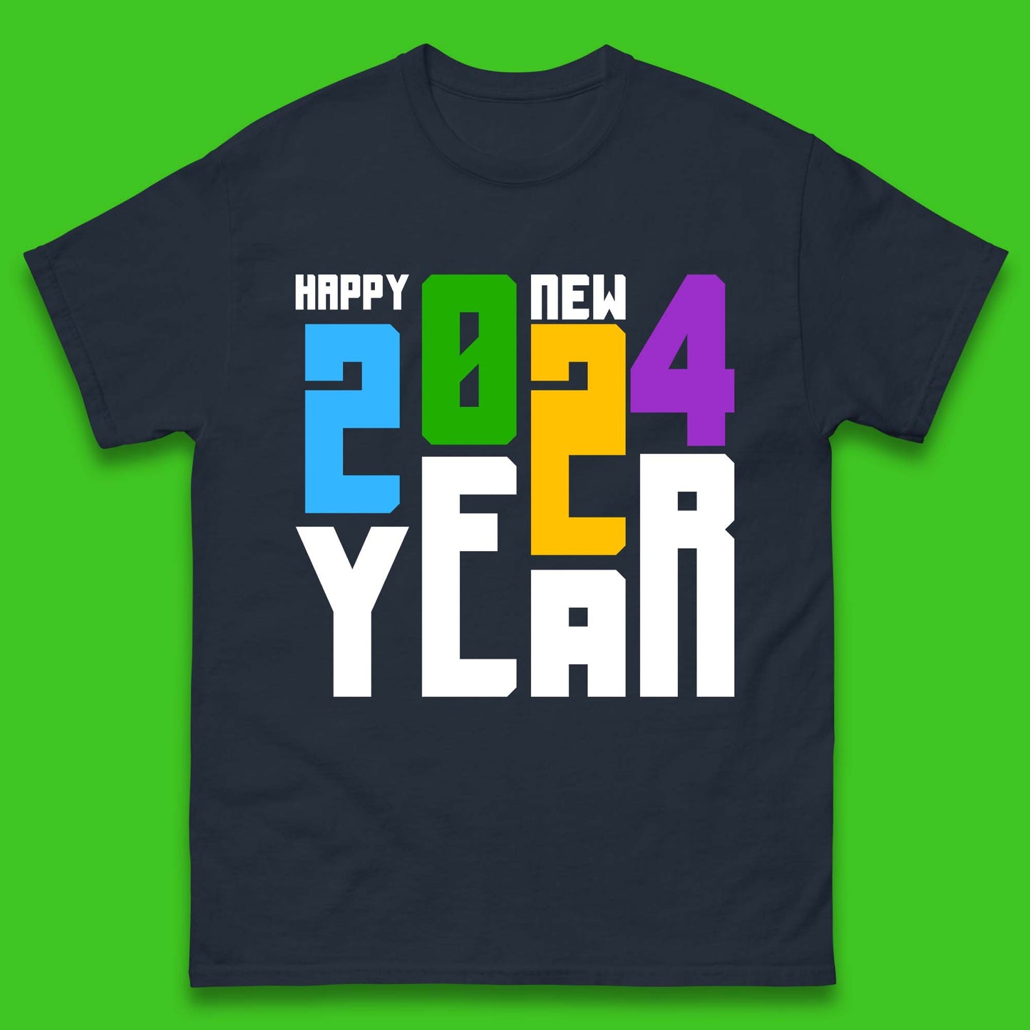 Happy New Year 2024 Mens T-Shirt