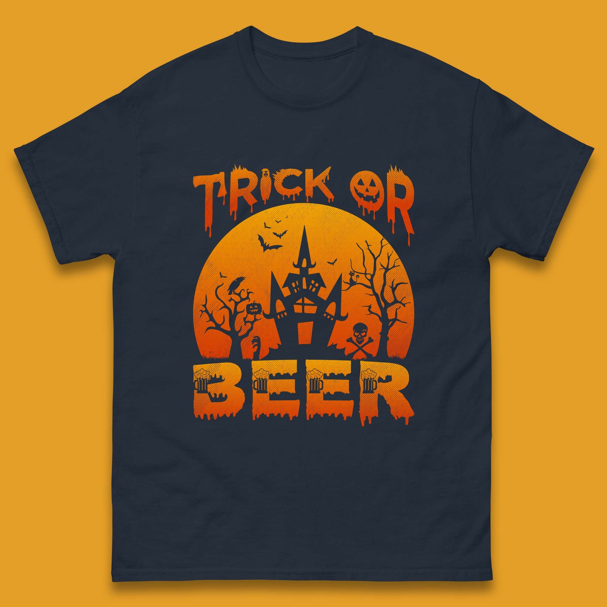 Halloween Slogan T Shirt
