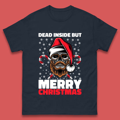 hipster skull christmas t shirt