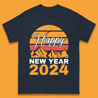 Happy New Year 2024 Camping Camping Mens T-Shirt