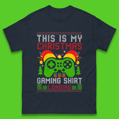 Loading Gamer Christmas Mens T-Shirt