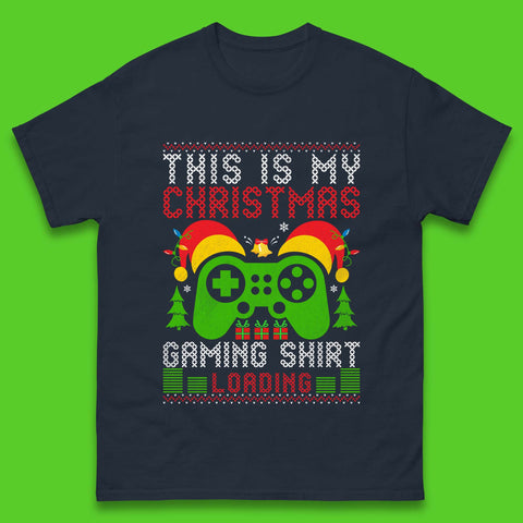 Loading Gamer Christmas Mens T-Shirt