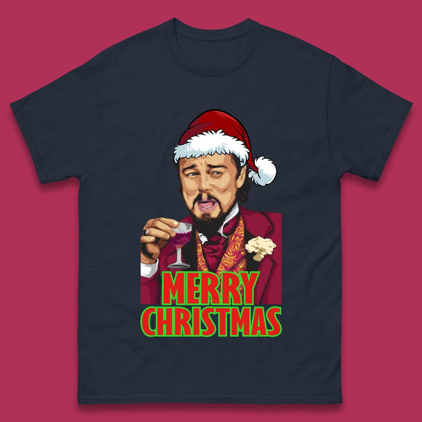 Leonardo DiCaprio Christmas Mens T-Shirt