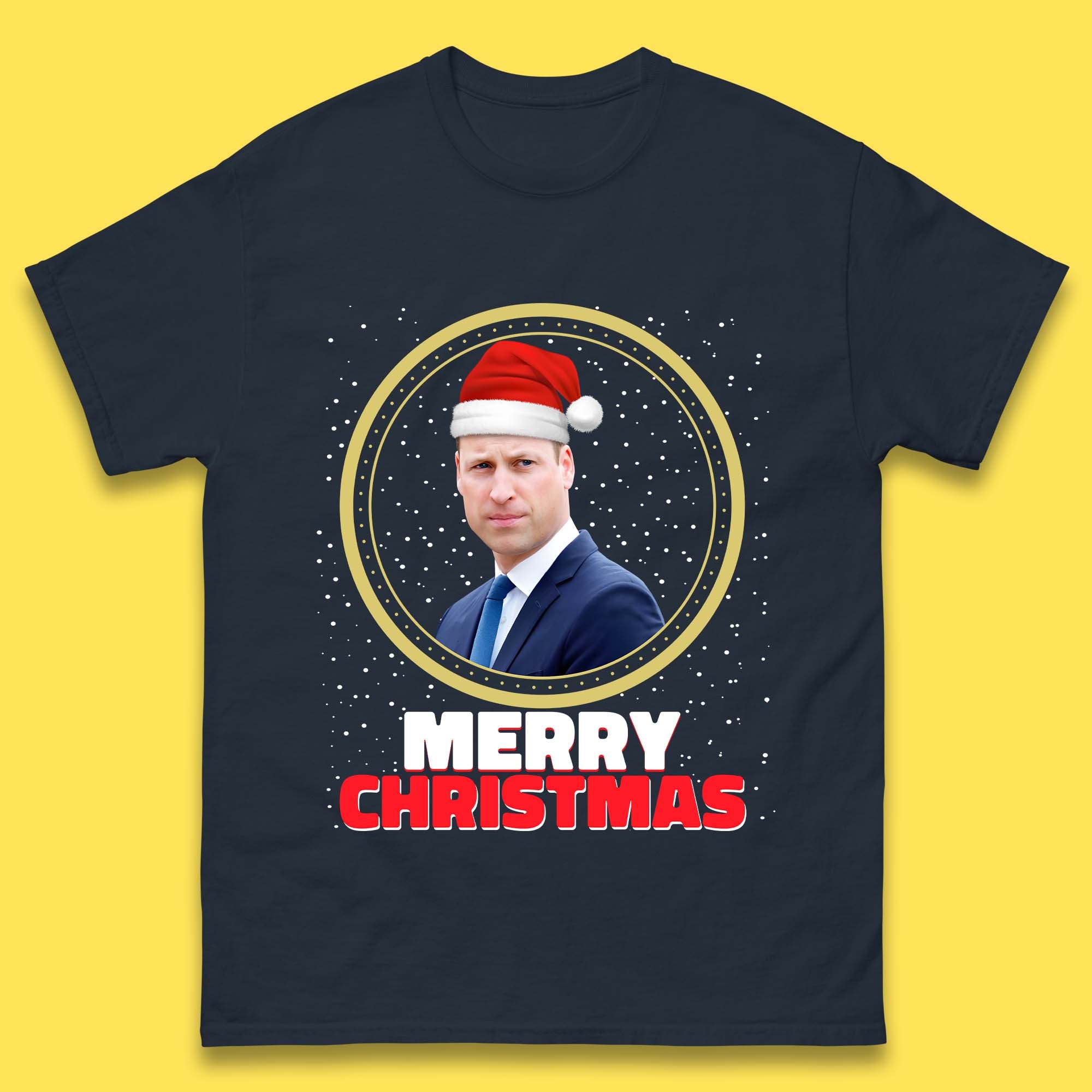 Prince William Christmas Mens T-Shirt