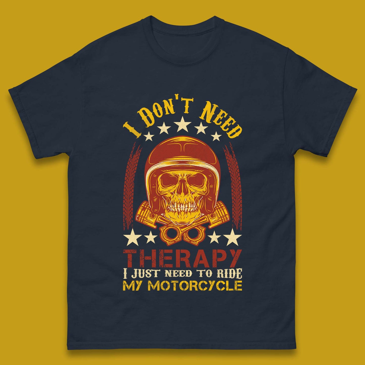 Motorcycle Therapy Mens T-Shirt