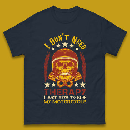 Motorcycle Therapy Mens T-Shirt